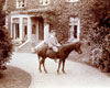 Brian as a child on his pony, Jenny outside the family home, Mount Craig, in Broomy Hill, Hereford